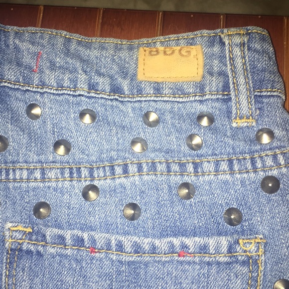 BDG HIGH RISE CHEEKY SHORTS WITH STUDS - Picture 3 of 5